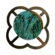 Green Texture Stone Brass Cabinet knob